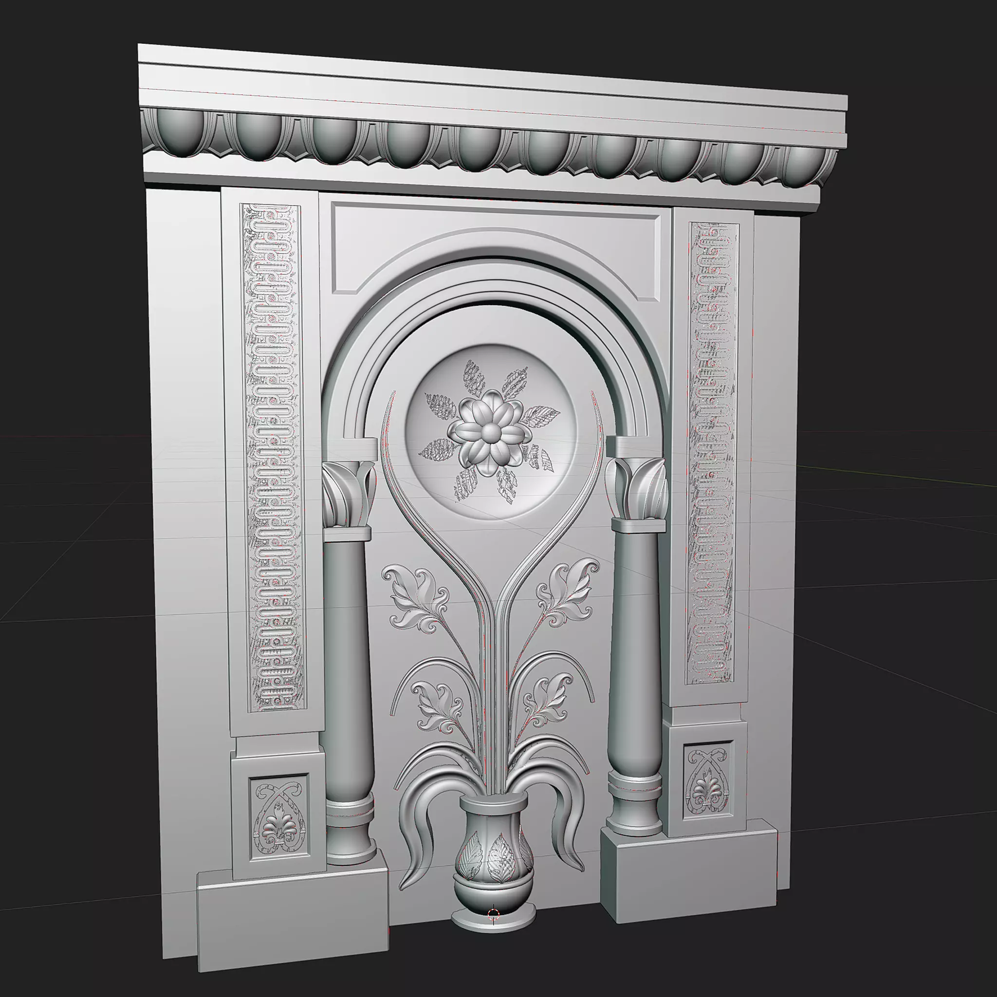 wall art 3D model_6