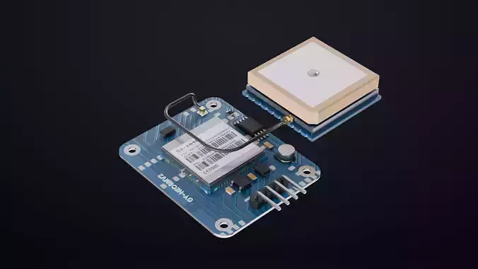 GSM Module SIM800L SIM900 for Arduino IoT 3D Model