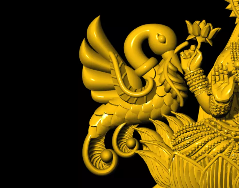 laxmi stl model 3D print model_21