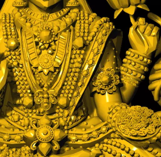 laxmi stl model 3D print model_3