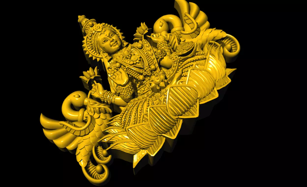 laxmi stl model 3D print model_19