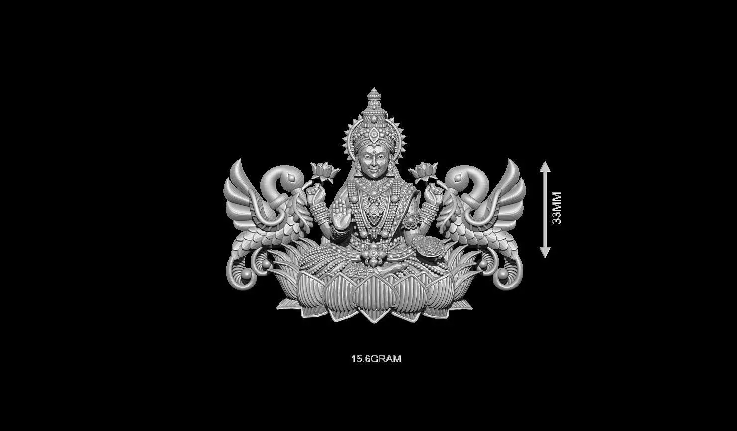 laxmi stl model 3D print model_2