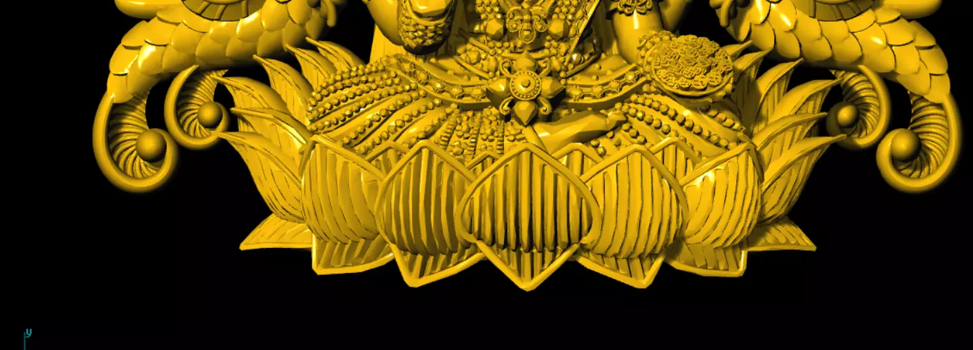 laxmi stl model 3D print model_16