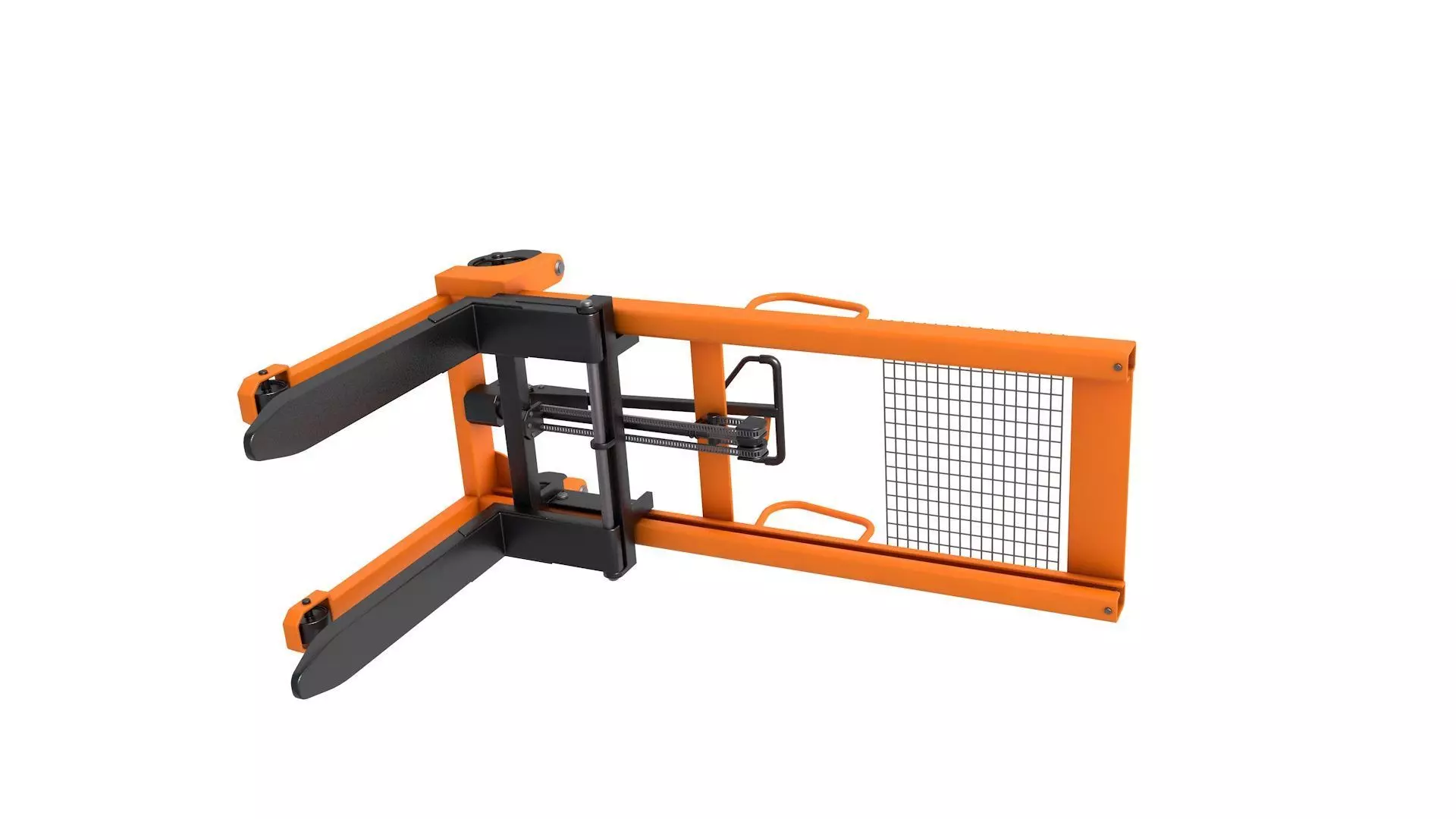  Manual Forklift Hand Pallet Loader 3D model_4