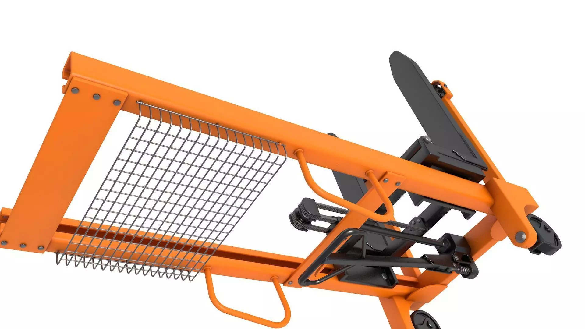  Manual Forklift Hand Pallet Loader 3D model_1