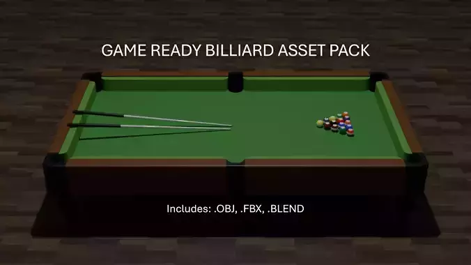 GAME READY BILLIARD ASSET PACK