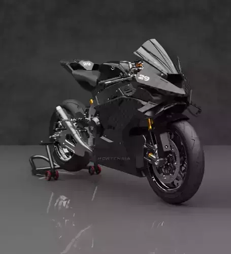 Trisula XV-0RR V4 Engine Superbike Concept 3D model Trisula XV-0RR V4 Engine Superbike Concept 3D model