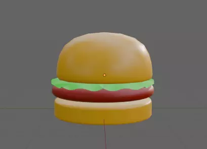 Hamburguesa Nueva 3D model_0