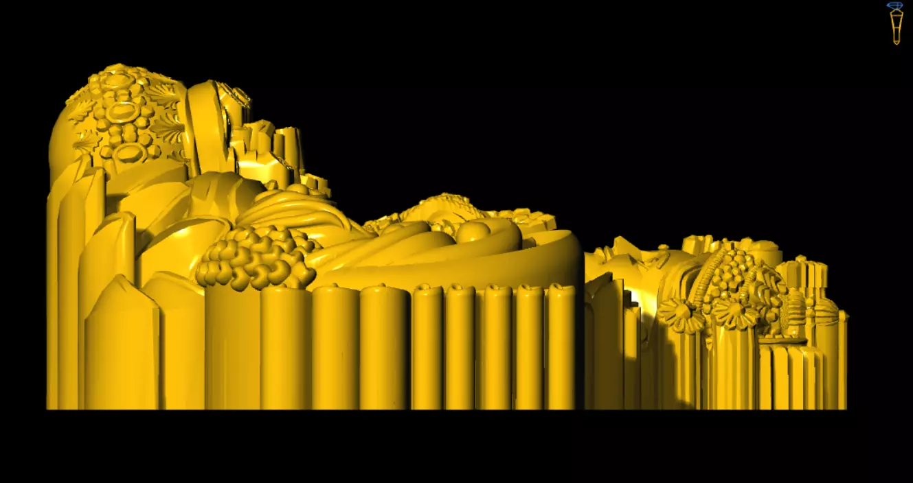 laxmi unique model 3D print model_25