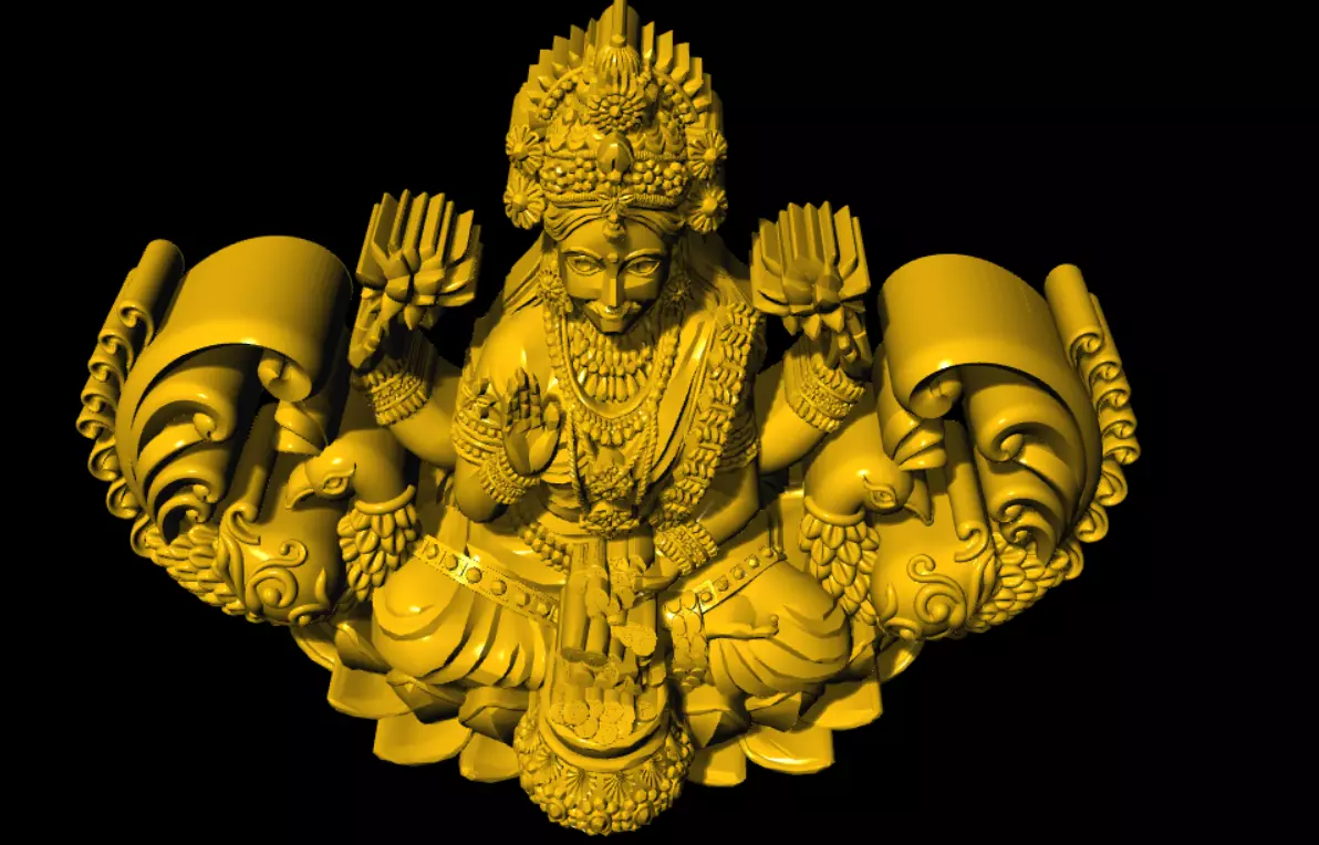 laxmi unique model 3D print model_18