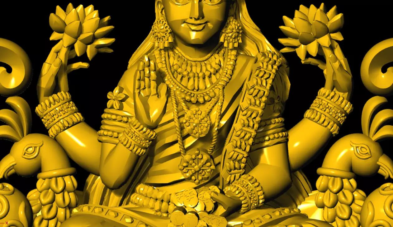 laxmi unique model 3D print model_30