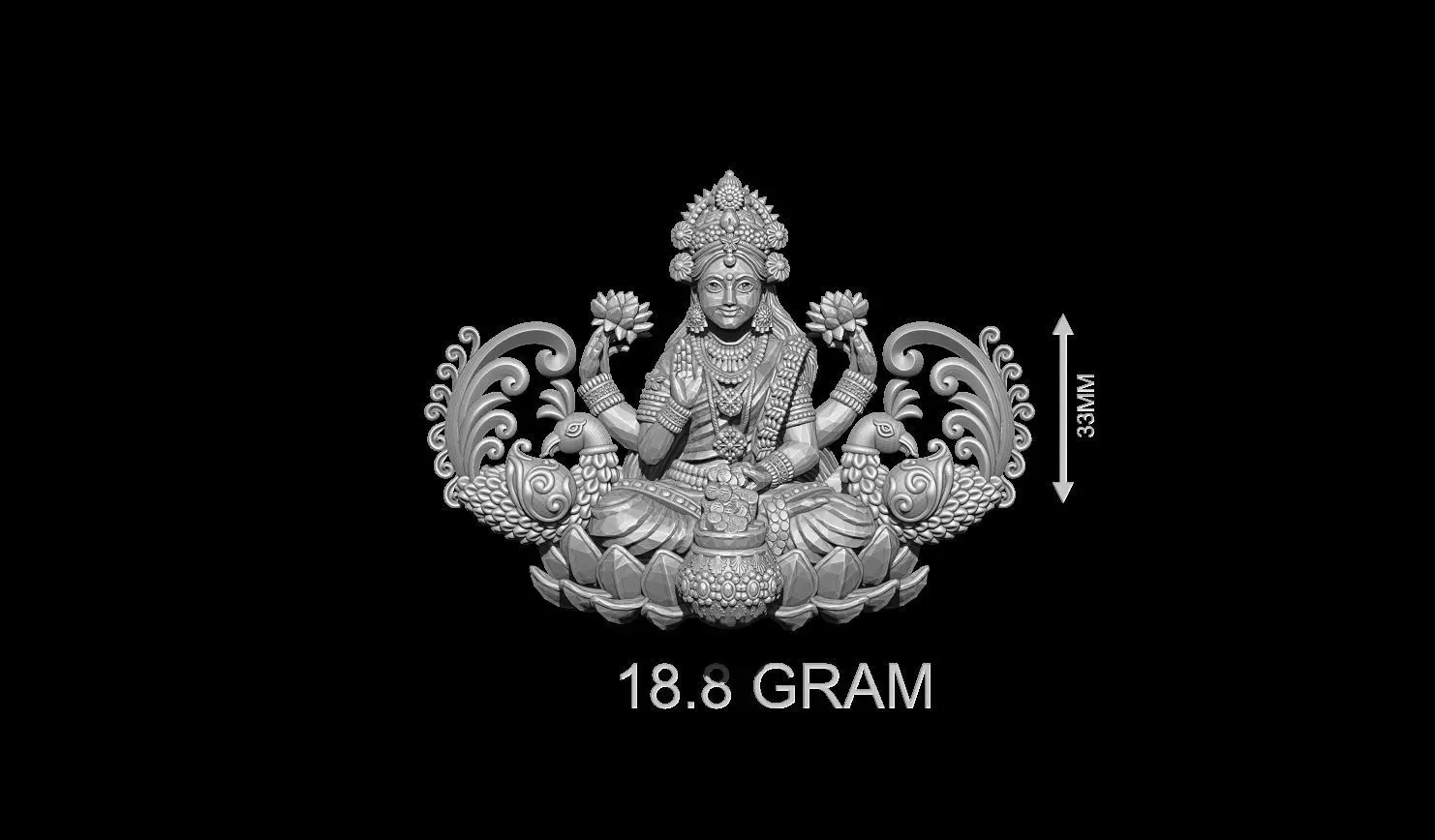 laxmi unique model 3D print model_2