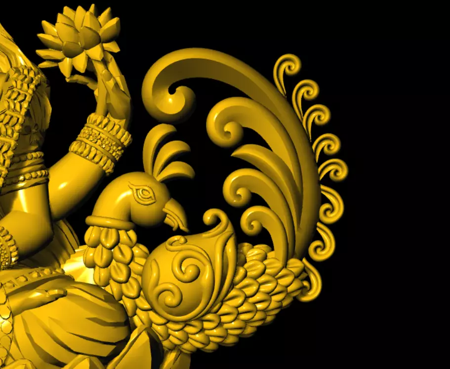 laxmi unique model 3D print model_14