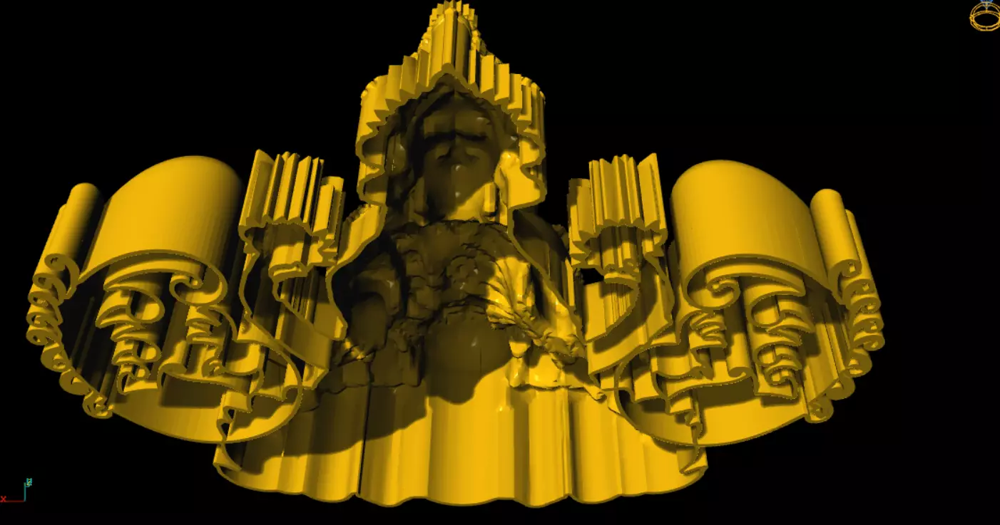 laxmi unique model 3D print model_8