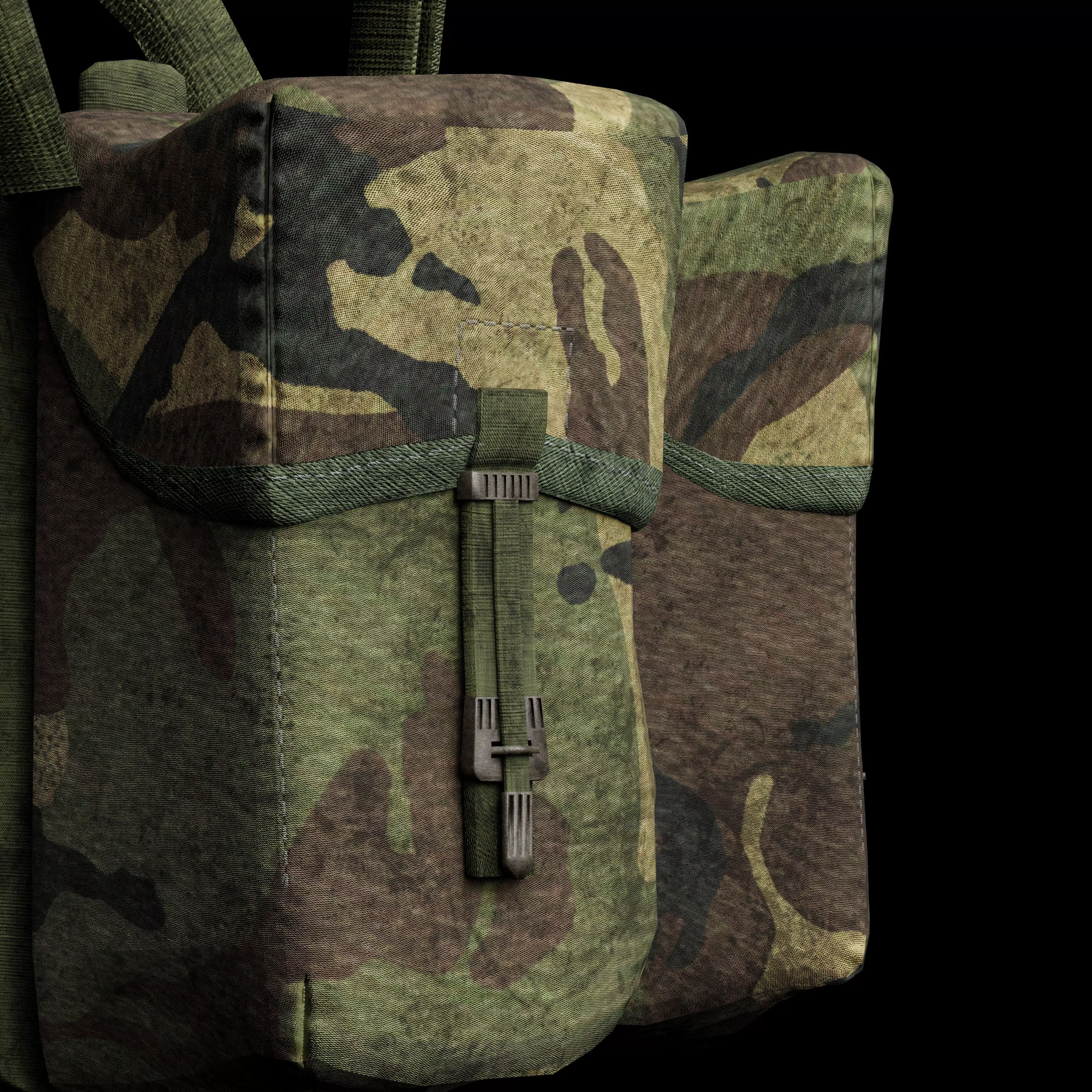 British Armed Forces - PLCE Personal Load Carrying Equipment Low-poly 3D model_2