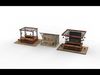 Coffee Shop Design 3D model_1