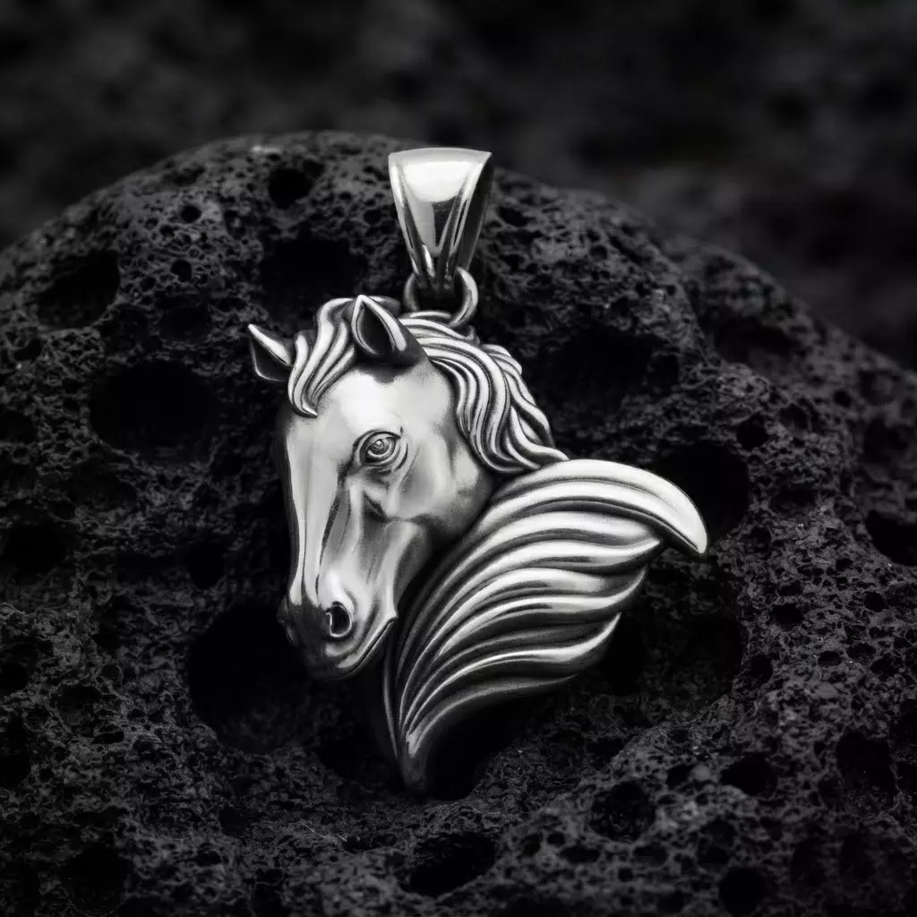 Horse Head Pendant v2 3D print model