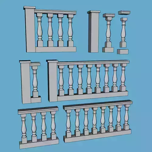 Miniature Balustrade Kit
