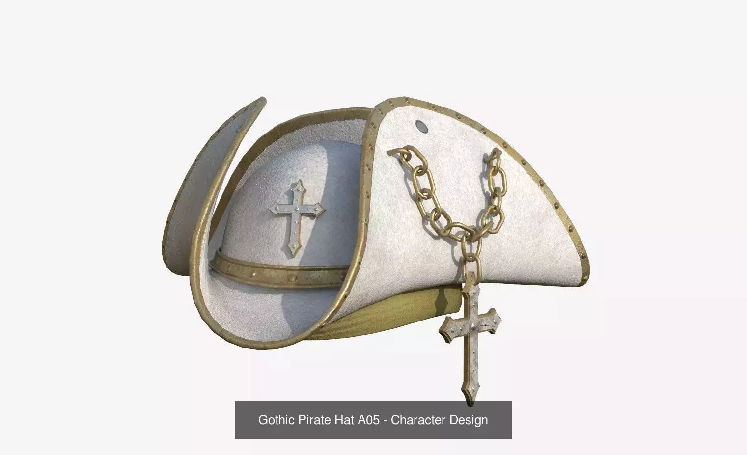 08 Gothic Pirate Hat Collection - Character Design _5