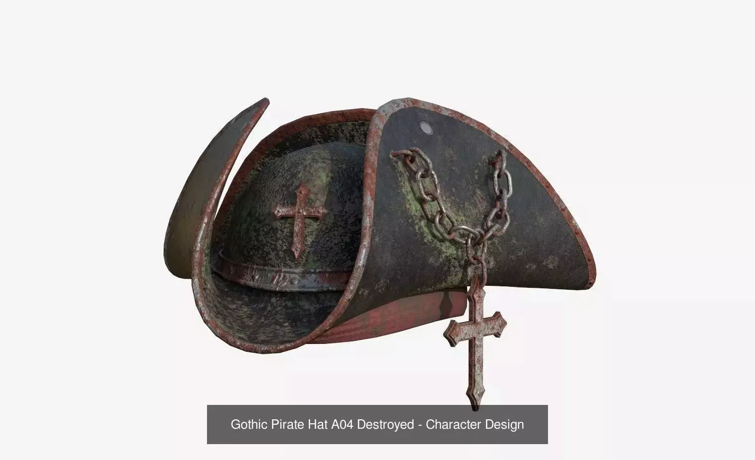 08 Gothic Pirate Hat Collection - Character Design _6
