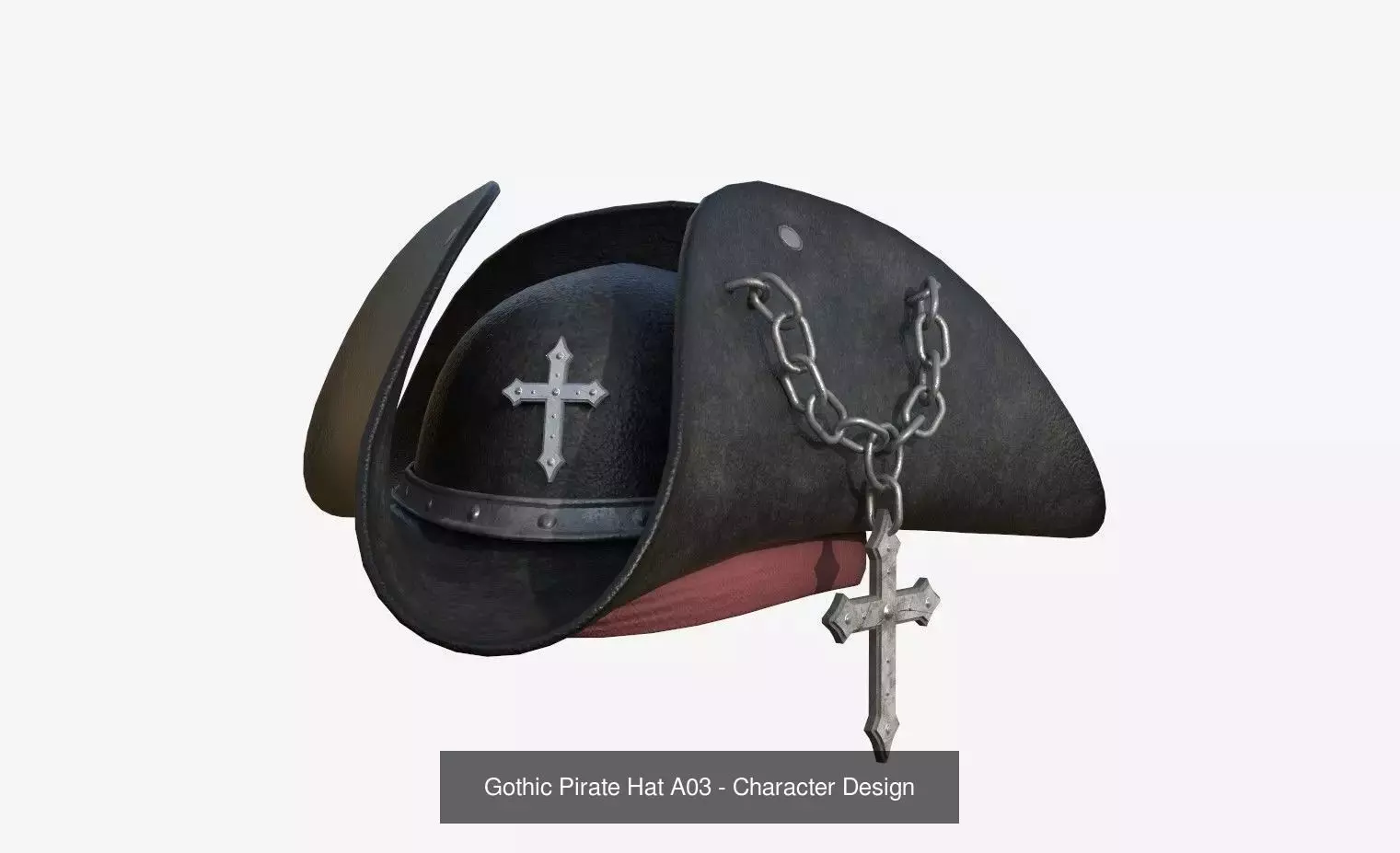 08 Gothic Pirate Hat Collection - Character Design _7