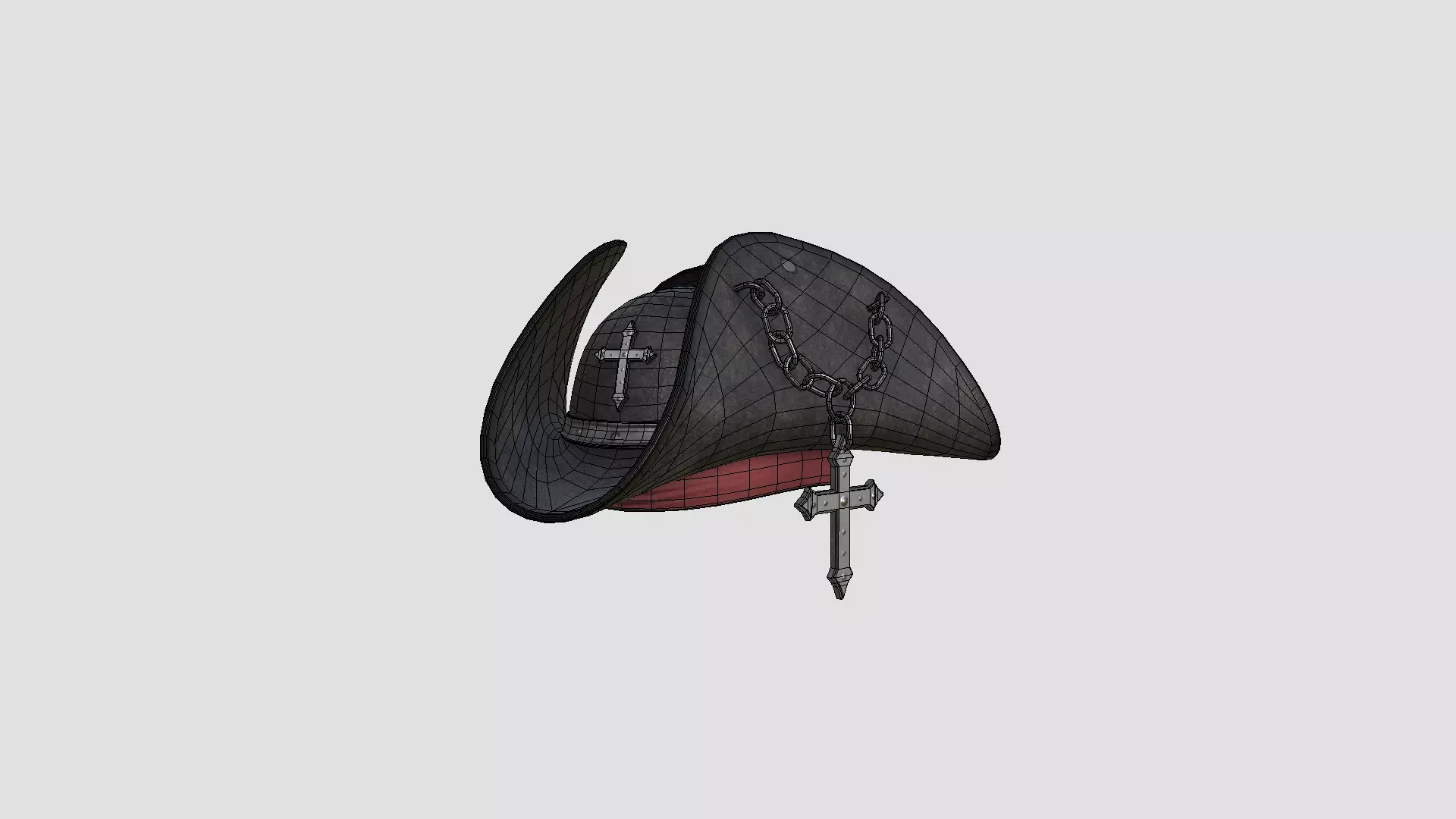 08 Gothic Pirate Hat Collection - Character Design _36