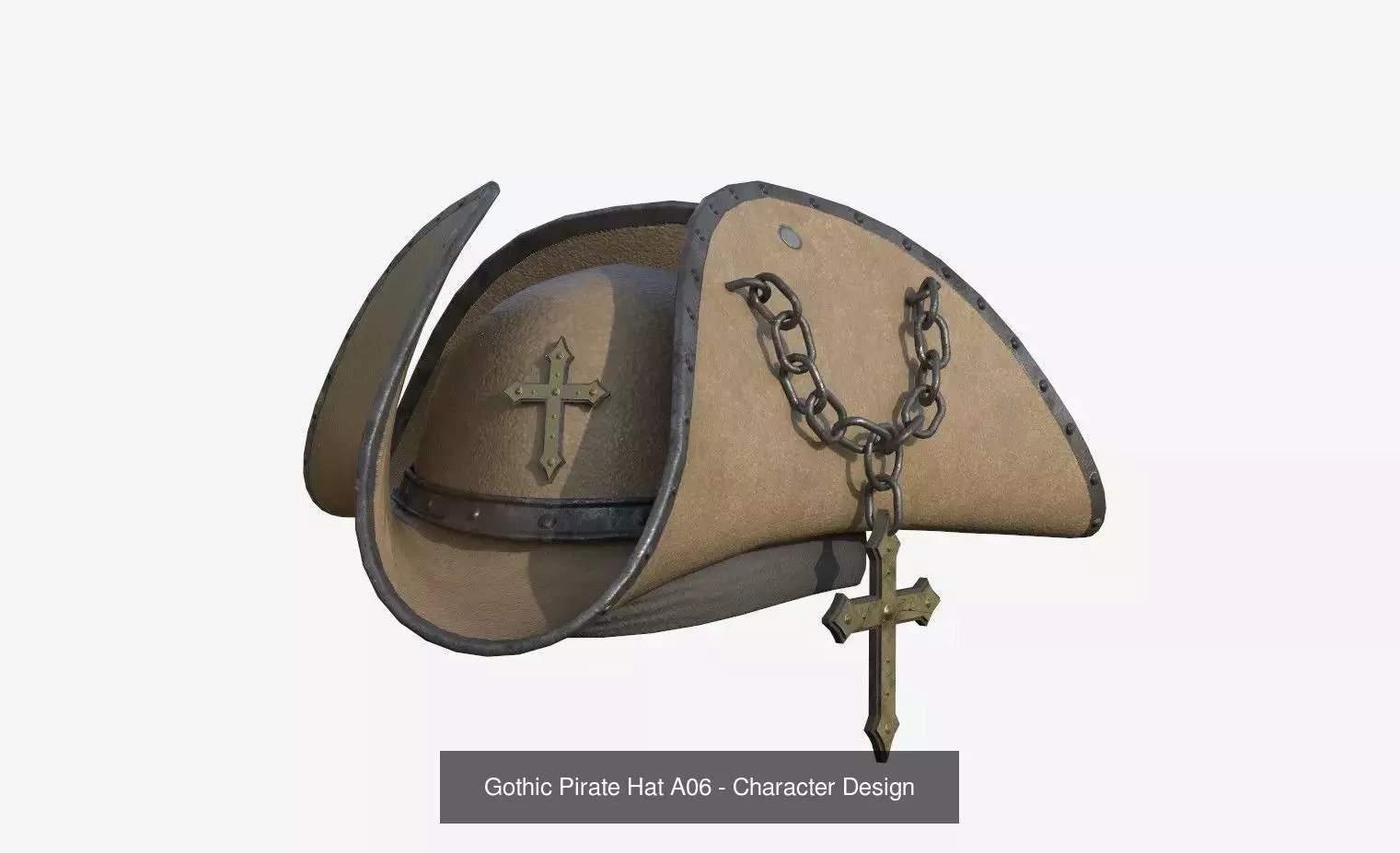 08 Gothic Pirate Hat Collection - Character Design _4
