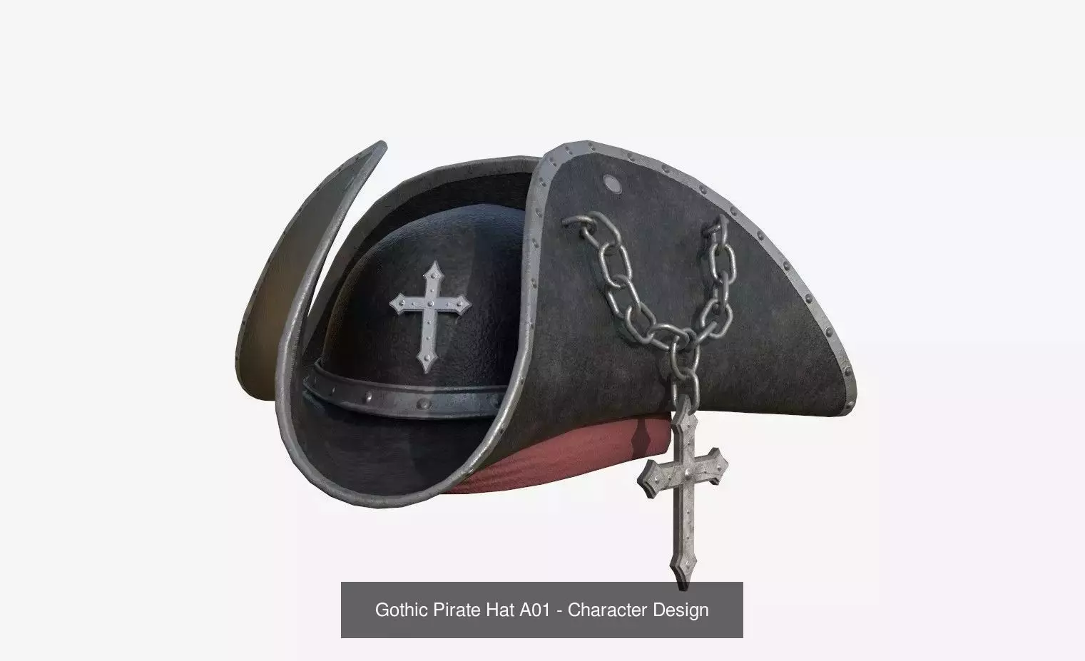 08 Gothic Pirate Hat Collection - Character Design _9