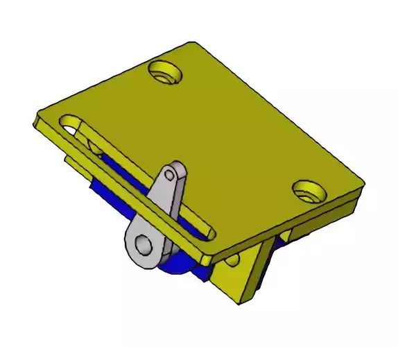 Suporte servo 9g para aeromodelismo  Free 3D print model