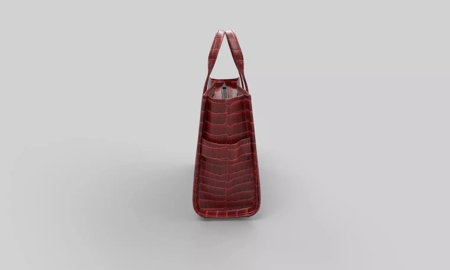 Leather Tote Bag 3D model_11