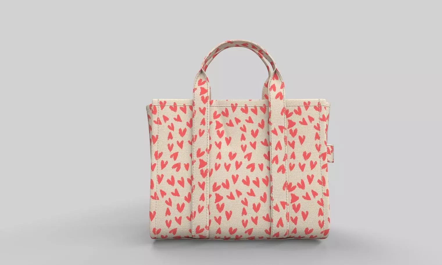 Leather Tote Bag 3D model_15