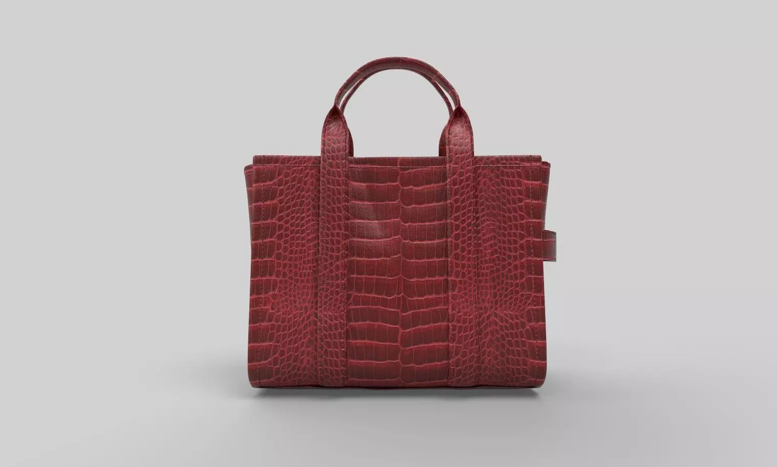 Leather Tote Bag 3D model_10