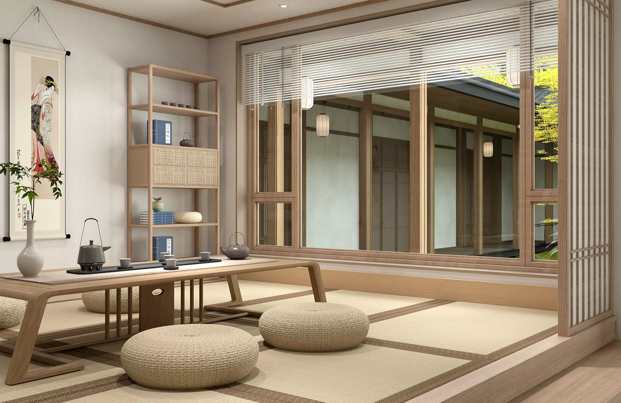 Japanese Room 01 3D model_2