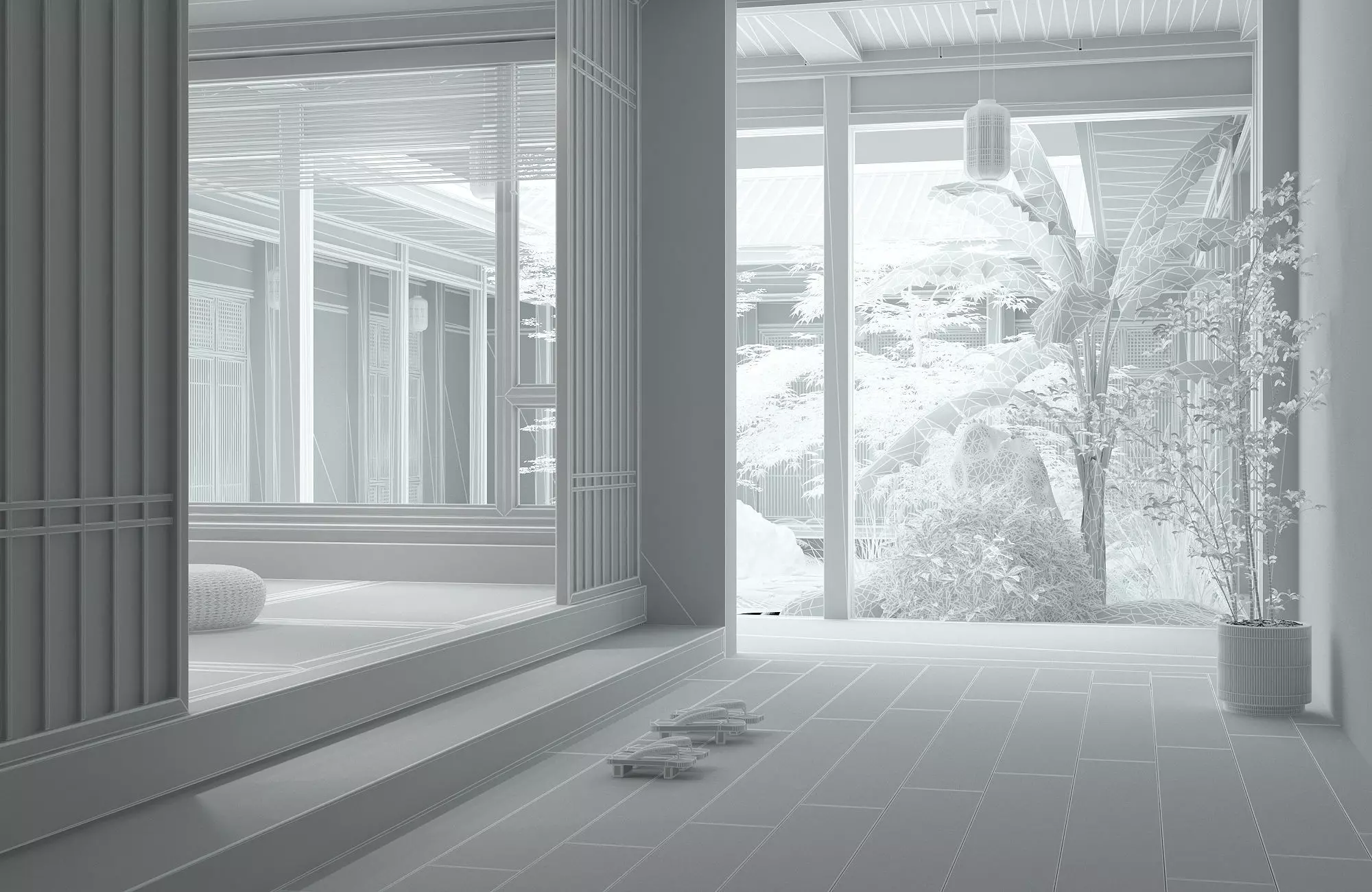 Japanese Room 01 3D model_11