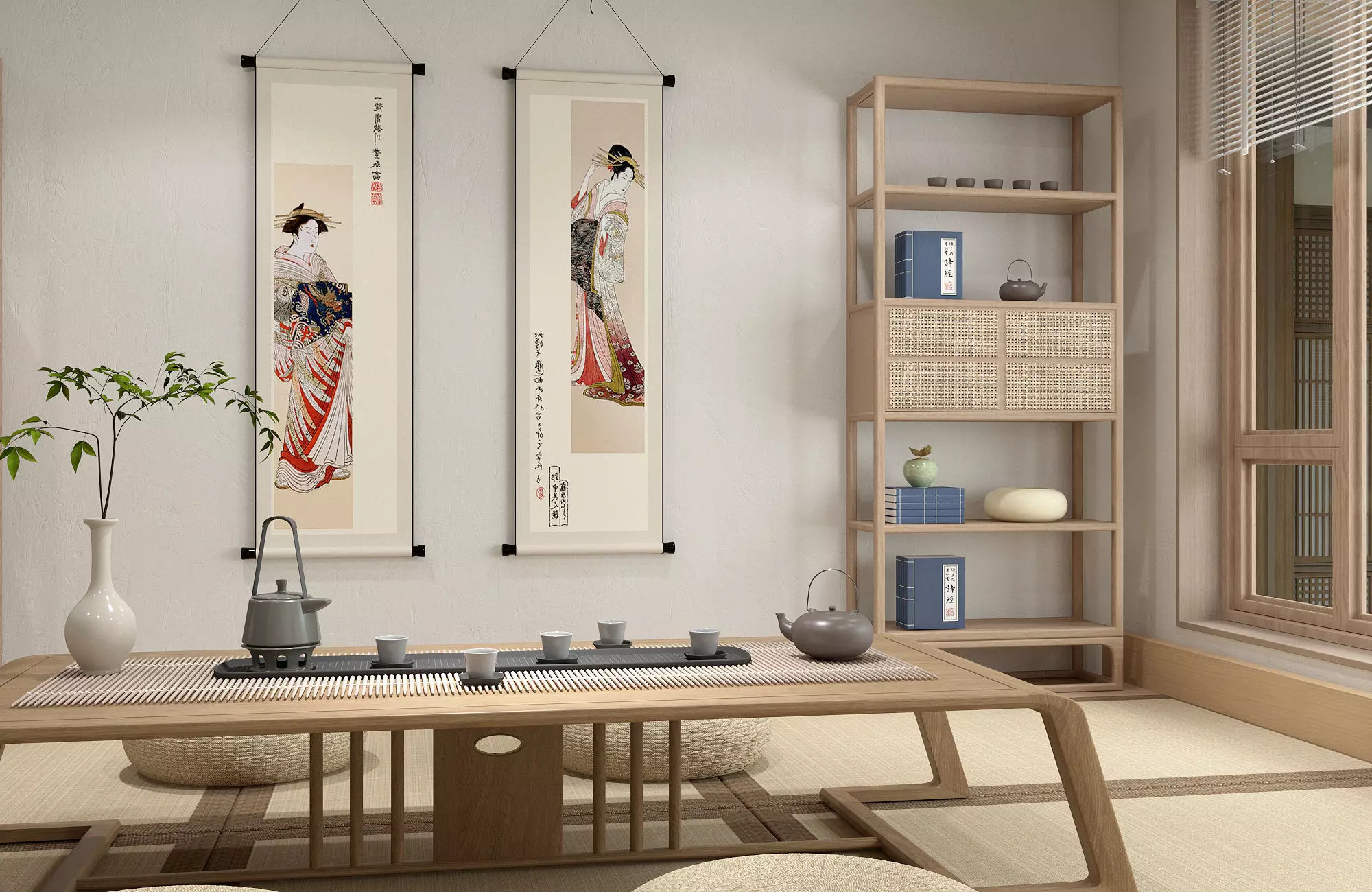 Japanese Room 01 3D model_4