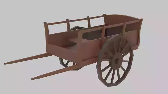 Low Poly Cart