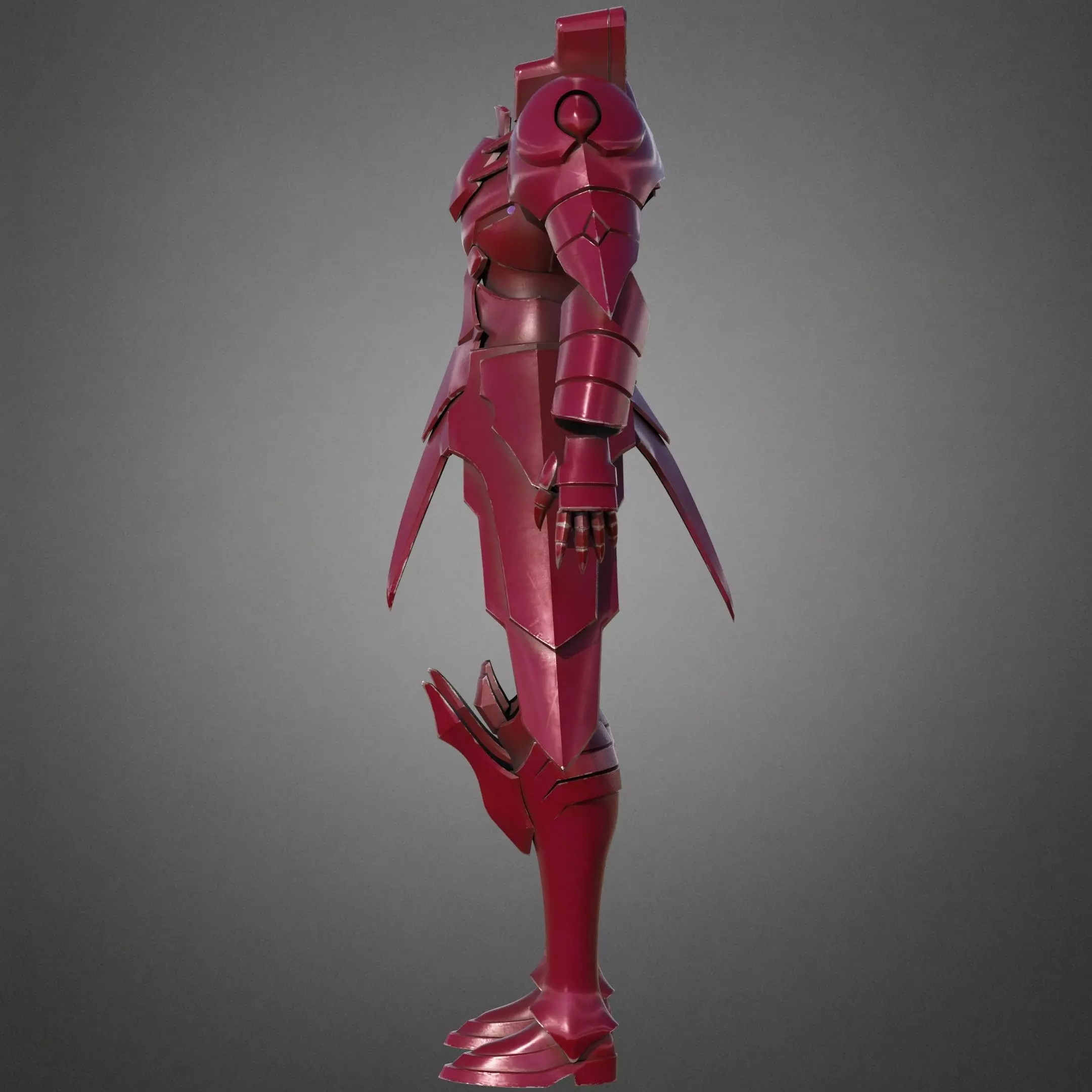 Overlord Shalltear Bloodfallen Armor for Cosplay 3D print model_4