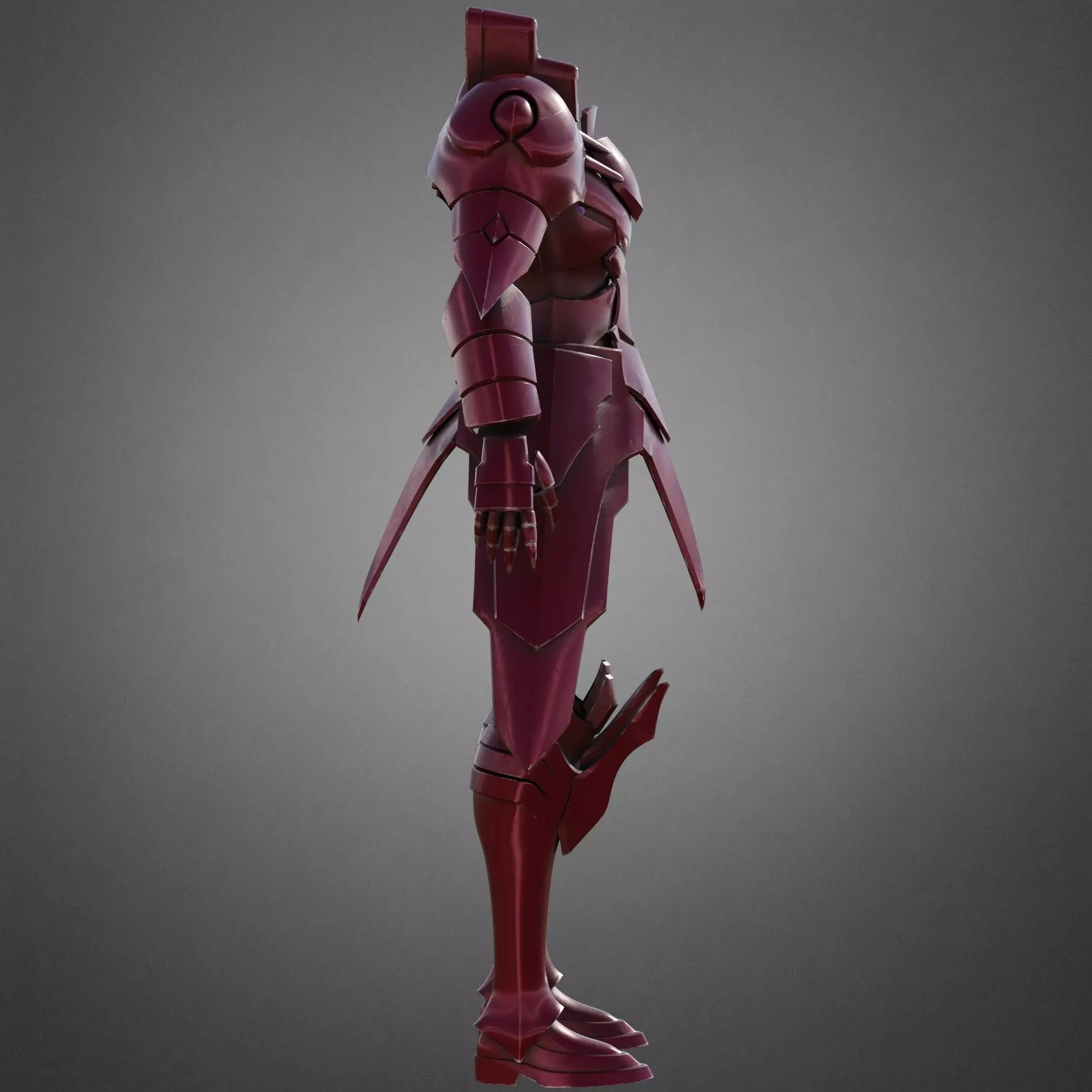 Overlord Shalltear Bloodfallen Armor for Cosplay 3D print model_8