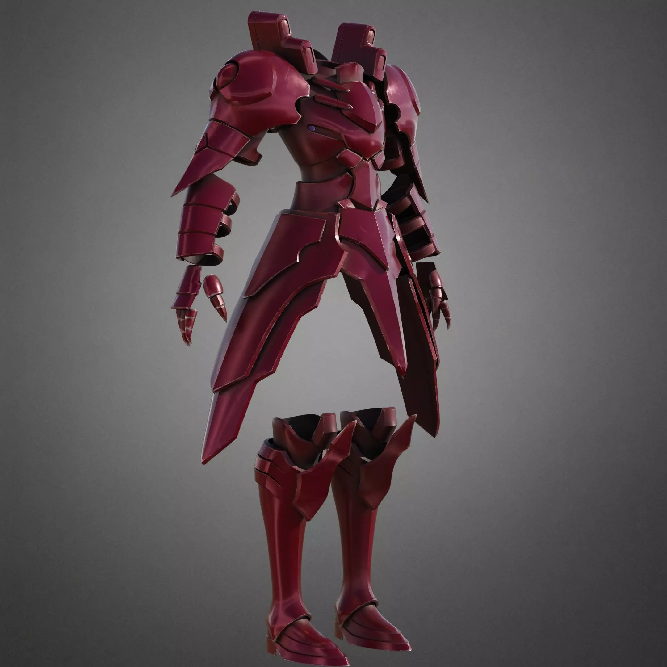 Overlord Shalltear Bloodfallen Armor for Cosplay 3D print model_9