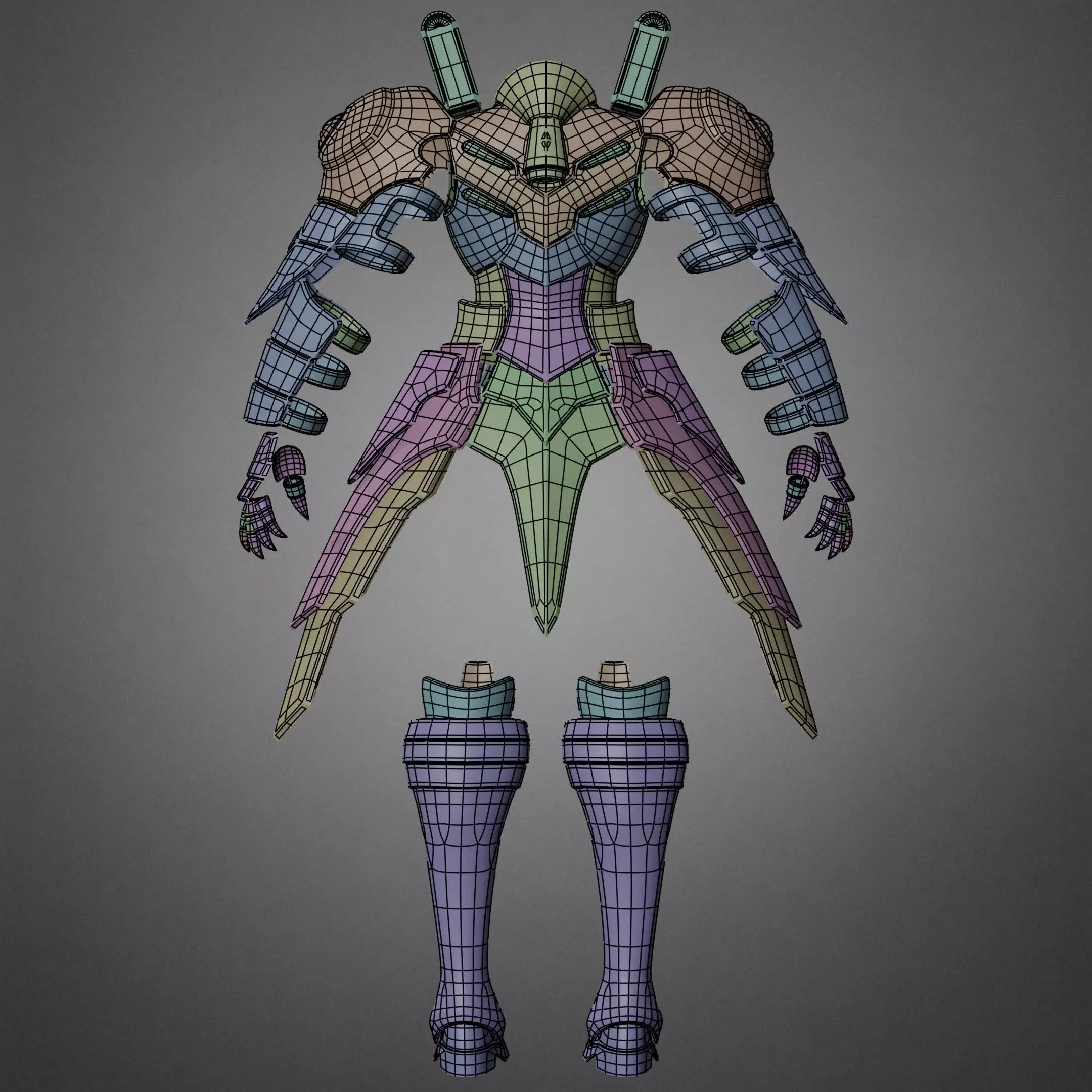 Overlord Shalltear Bloodfallen Armor for Cosplay 3D print model_19