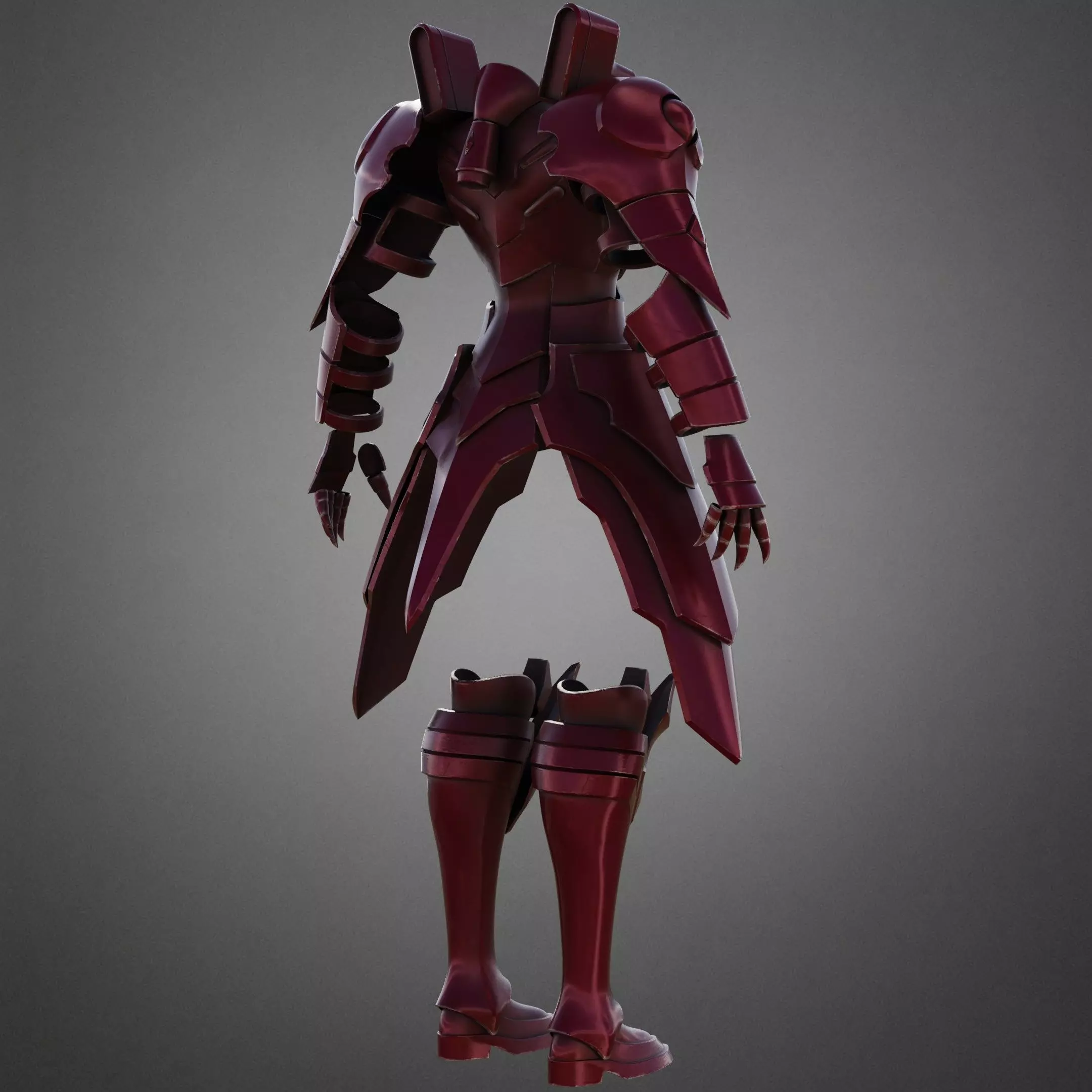 Overlord Shalltear Bloodfallen Armor for Cosplay 3D print model_7