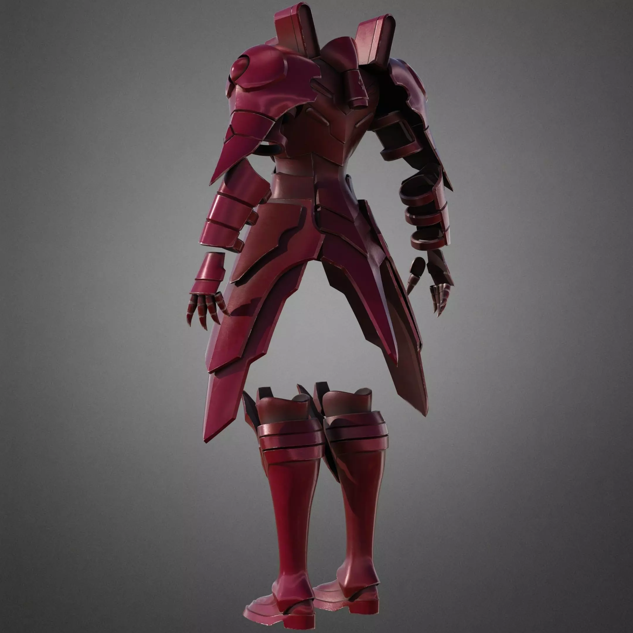 Overlord Shalltear Bloodfallen Armor for Cosplay 3D print model_5