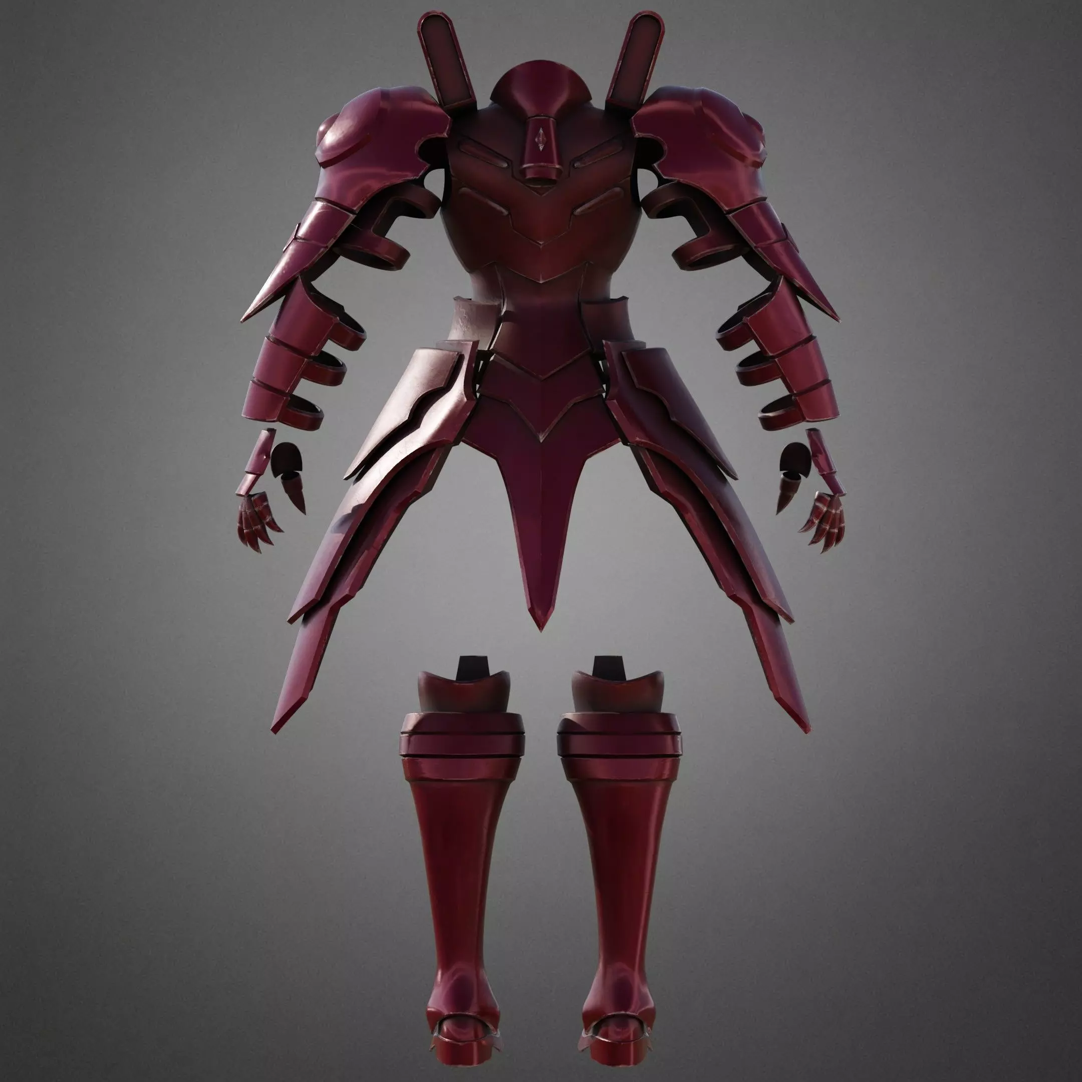 Overlord Shalltear Bloodfallen Armor for Cosplay 3D print model_6
