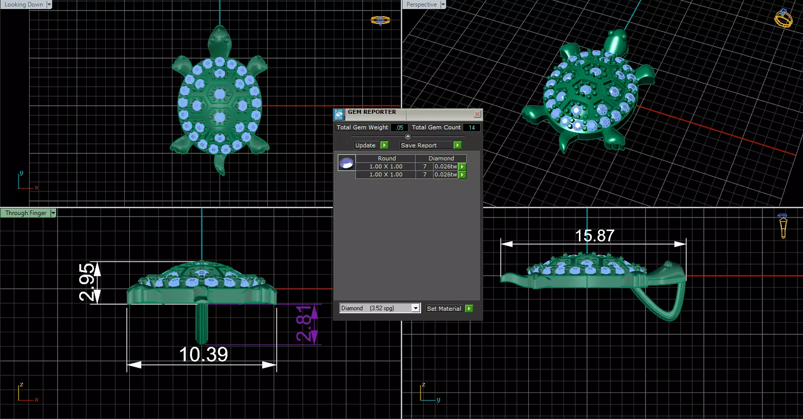 Pendant 3D print model_5