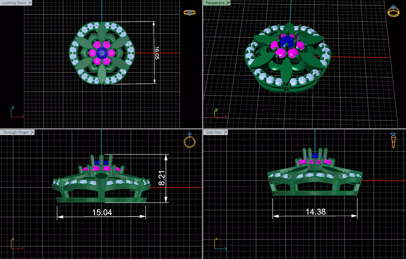 Pendant  3D print model_4