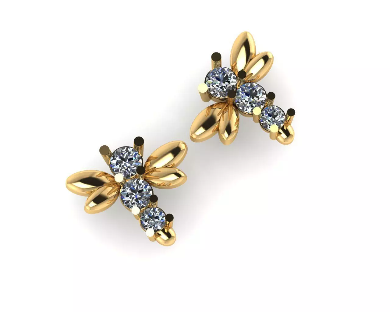 Earrings 3D print model_2