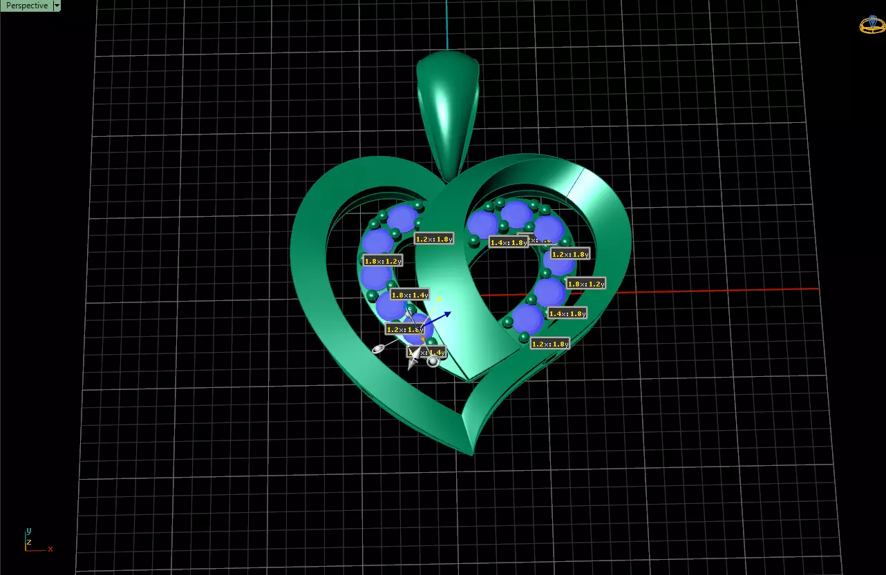 Pendant 3D print model_4