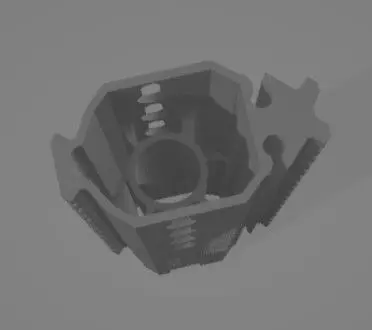 Scorpion Handguard DELTA 9 inch 3D print model_1