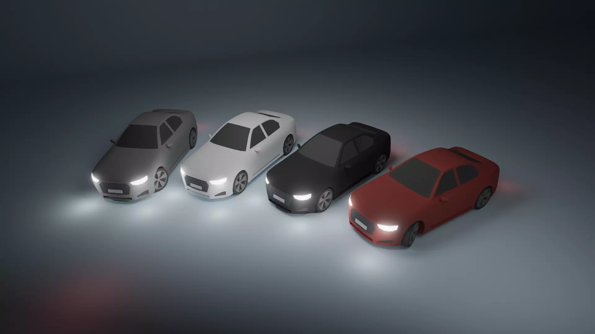 Low Poly Car Low-poly 3D model_6