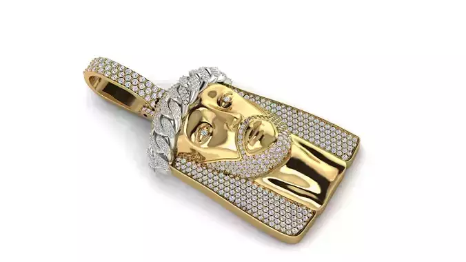 Jesus Christ Head Pendant
